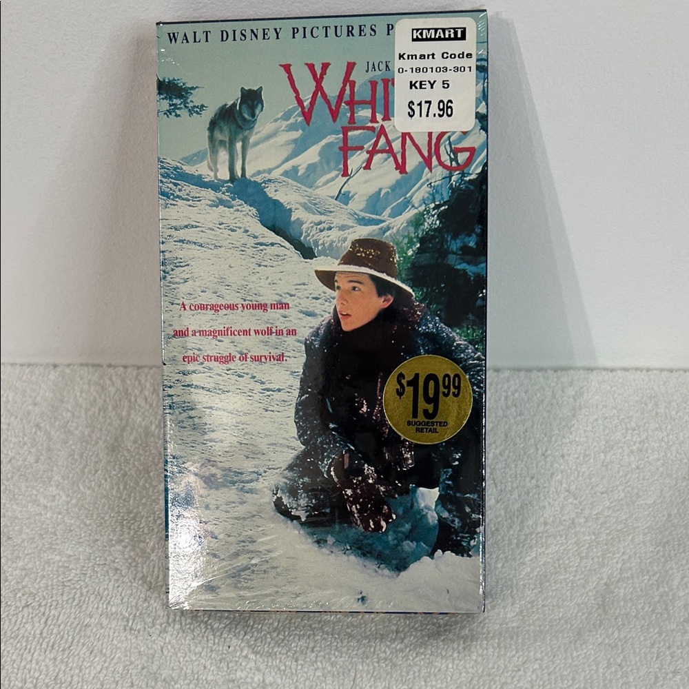 Walt Disney’s White Fang VHS – Brand New, Sealed!